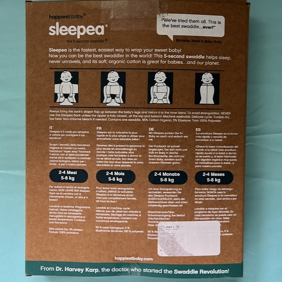 Happiest baby 5-second swaddle 2-4 months - Picture 3 of 10